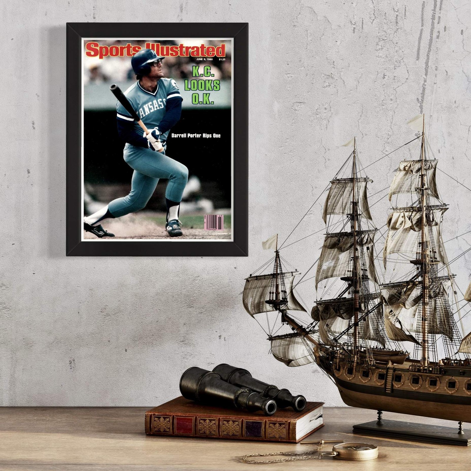 Sports Illustrated (1980) Magazine Frame For Magazine Size 8 1/4×11