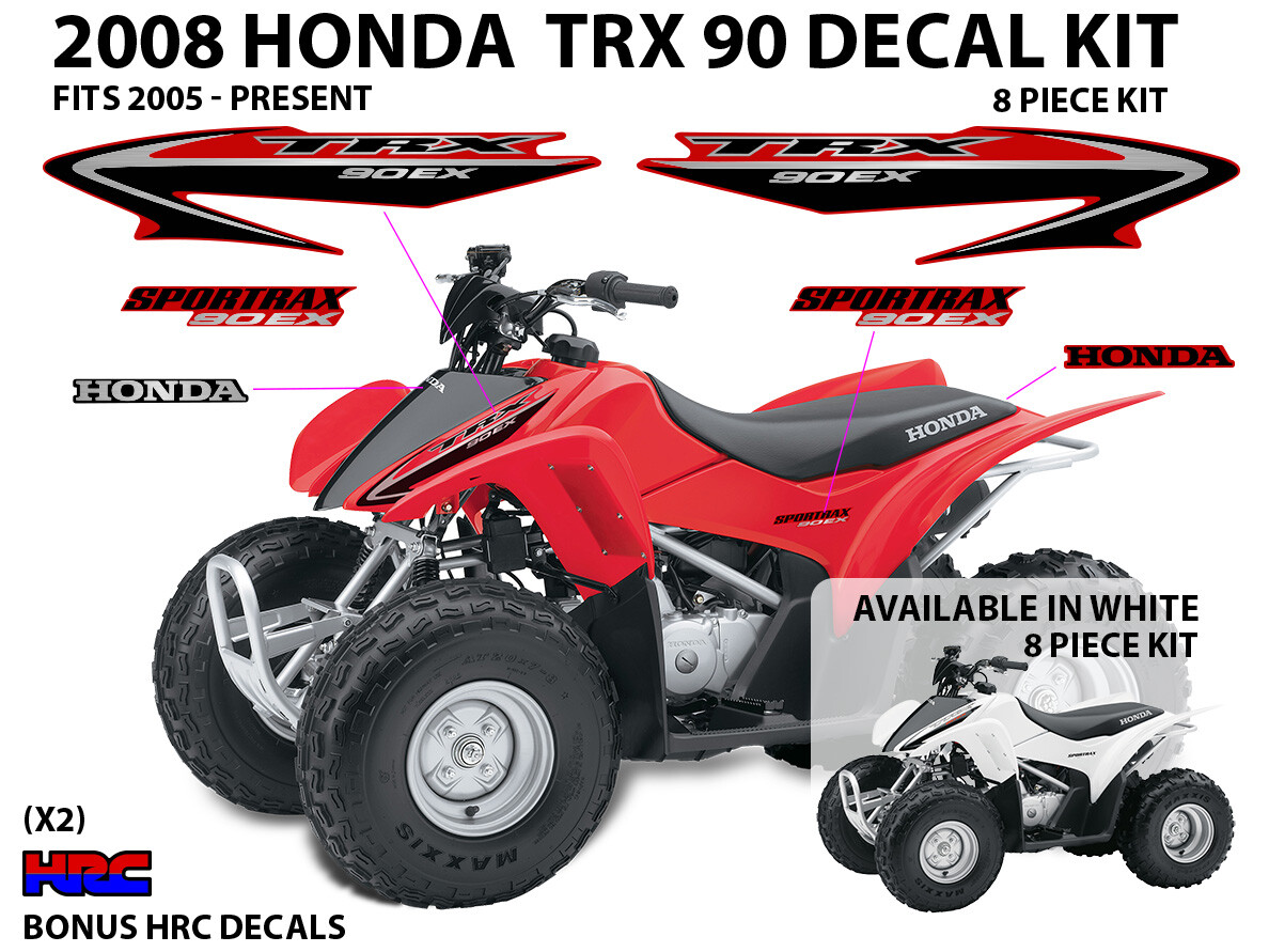 2008 Honda TRX90 SPORTRAX Decal Sticker OEM kit Plastic 90 EX Mark Quad