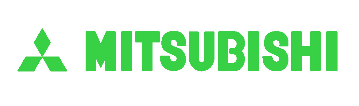 MITSUBISHI LOGO, (2 Stickers), Decal Stickers for Cars, Windows, Laptops