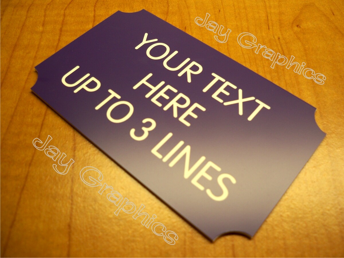 Custom Engraved 3×5 Sign for Home Office Small Business Wall Door Suite Plaque