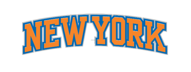 NEW YORK KNICKS logo Iron On Vinyl Heat Transfer Decal HTV