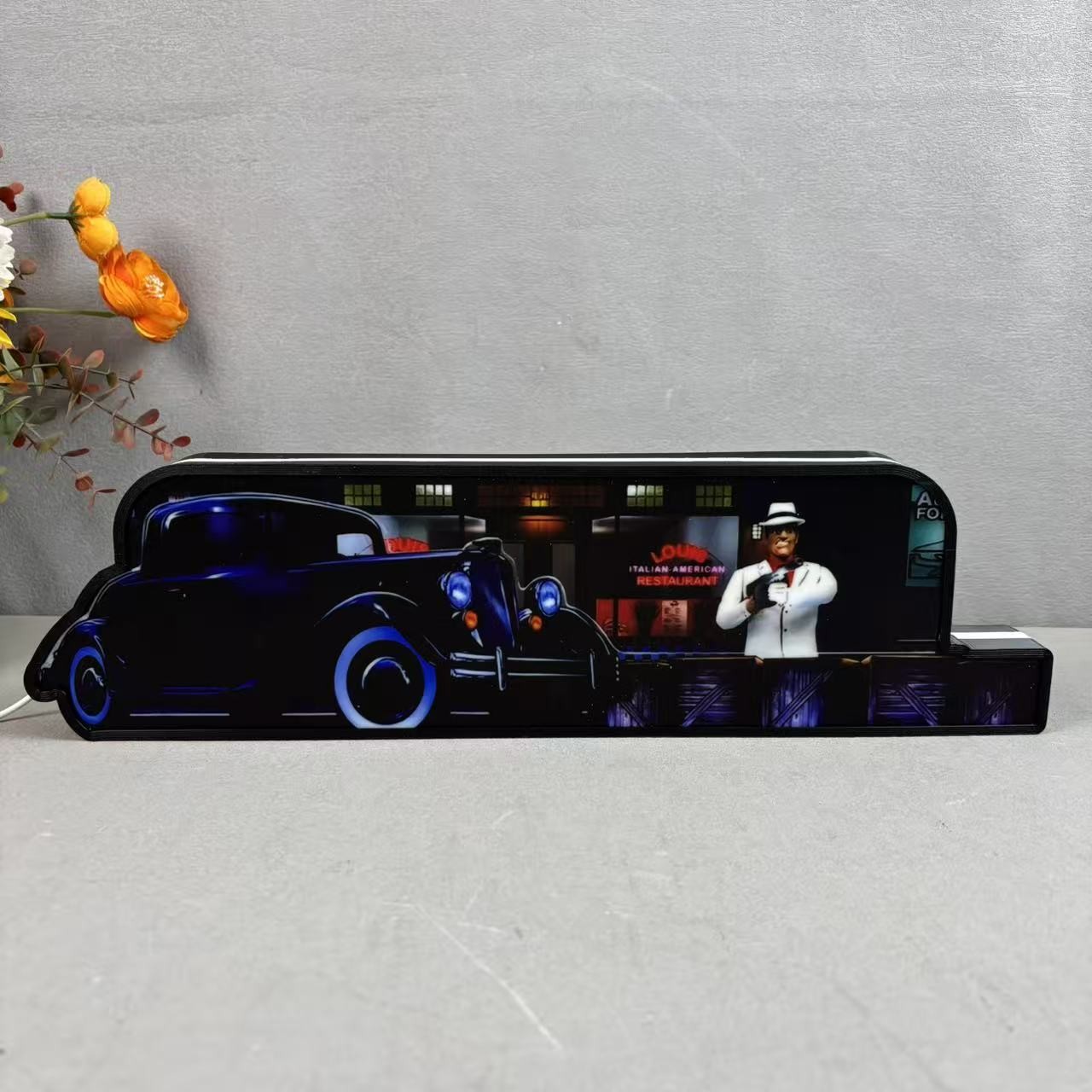 The Godfather Pinball Topper for Pinball Machine 3D Printed LED Lightbox