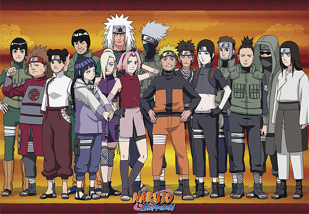 Naruto Shippuden – Anime / Manga Poster / Print (All Characters)