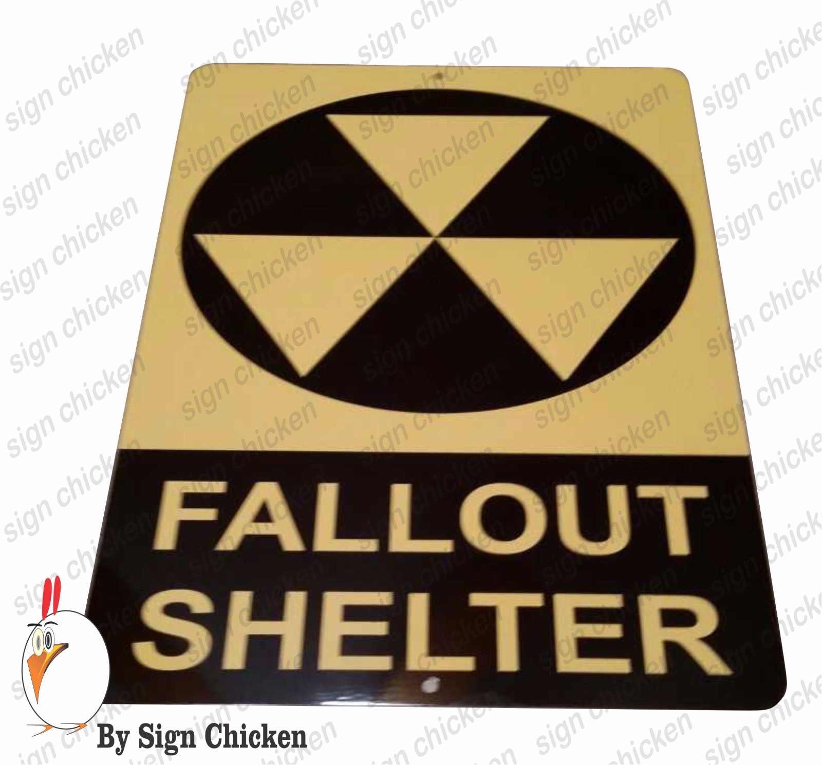 Funny Sign – FALLOUT SHELTER, wall decor, BOMB SHELTER – Movie Prop, MAN CAVE