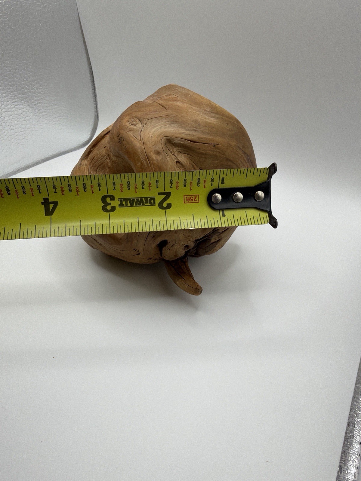 Natural Wood Burl Sculpture – Organic Root Knot – Smooth Driftwood Art Object
