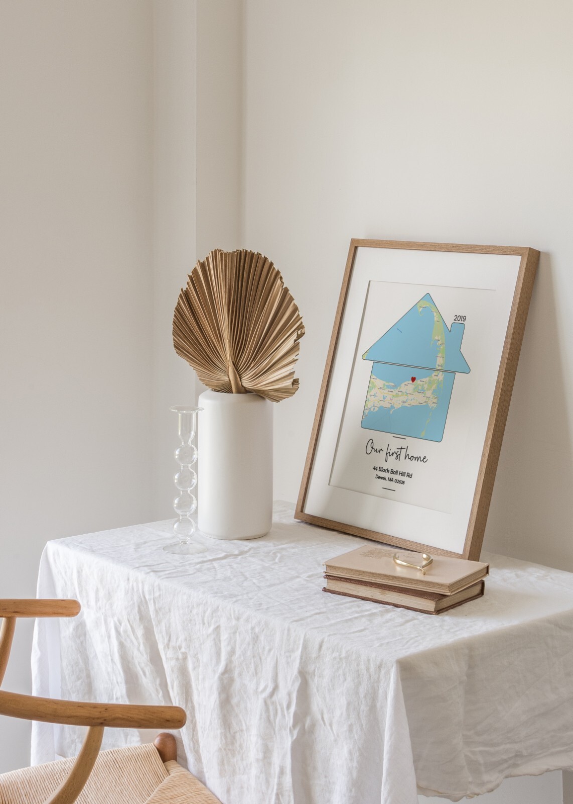 First Time Home Buyer Personalized Housewarming Gift First Home Gift Map