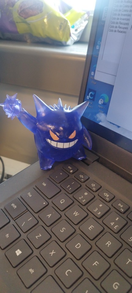 1 PVC Statue 8cm Gengar Pokemon Anime Poket Ball Rc Decoration (Foreign Shipping