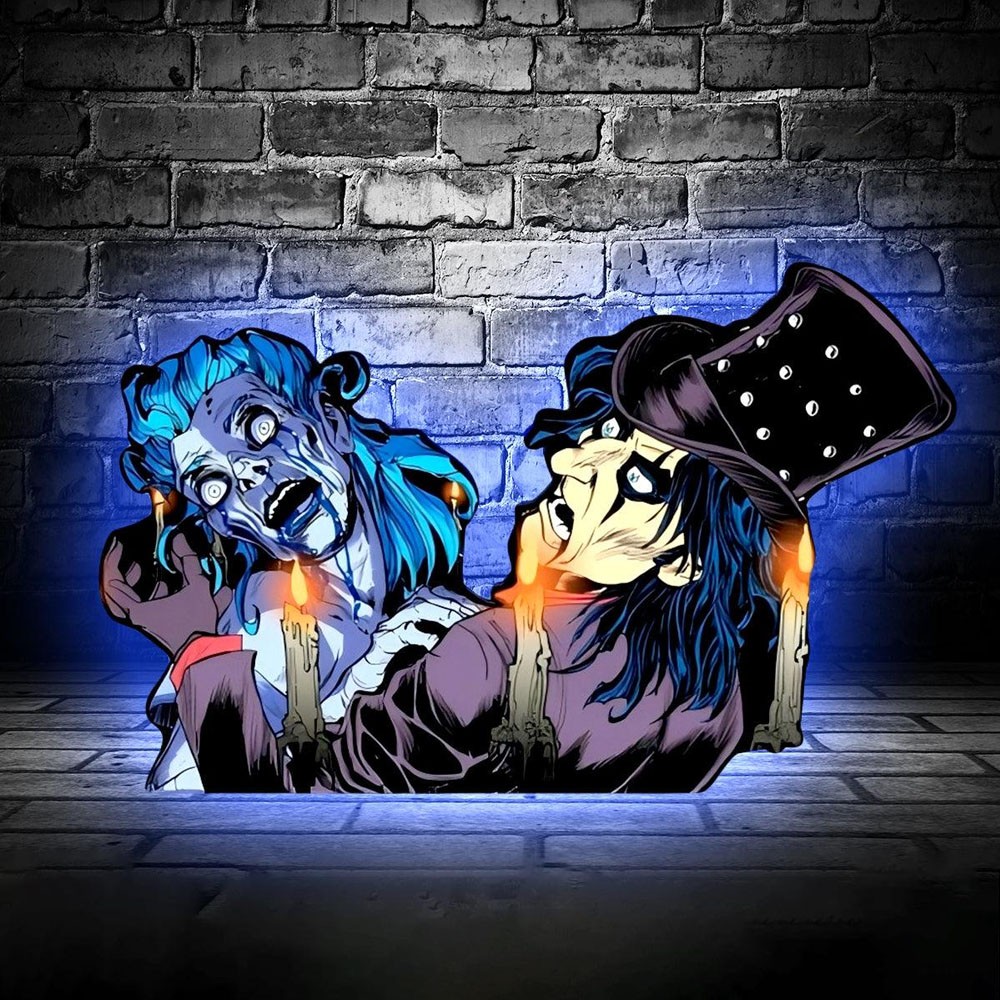 Alice Cooper Nightmare Castle Pinball Topper 3D Print Arcade Game LED Light Box