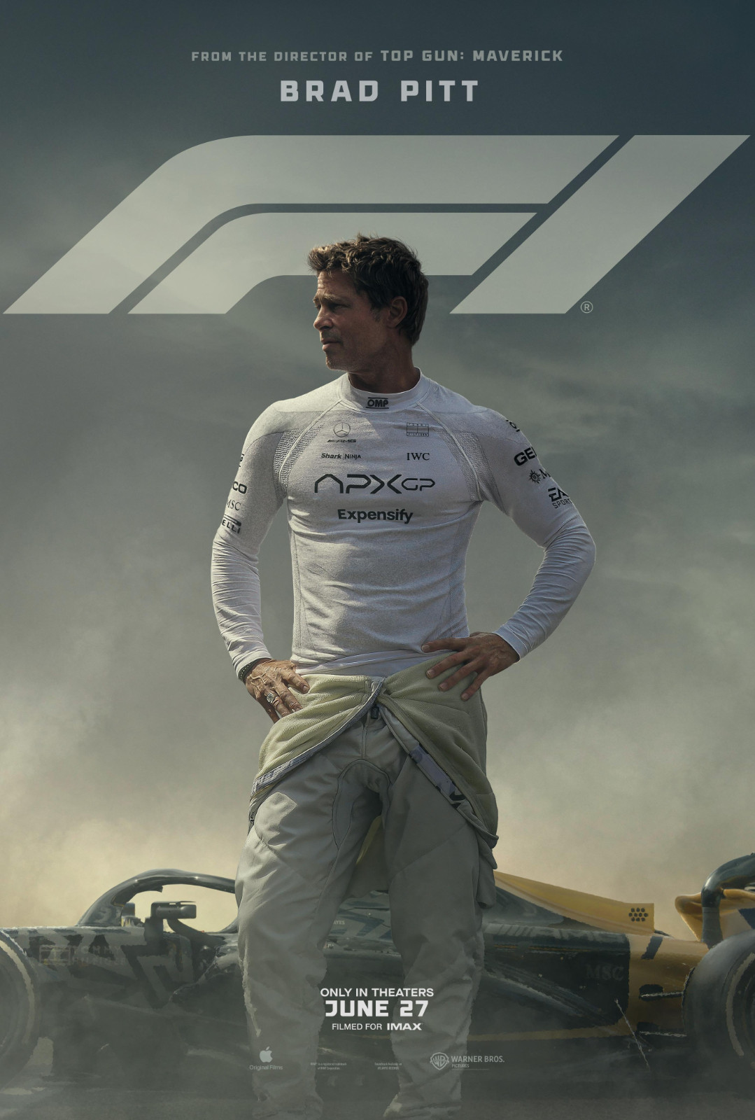 F1 (2025) The Movie Poster No Frame, Sport Movie Poster, Home Decor