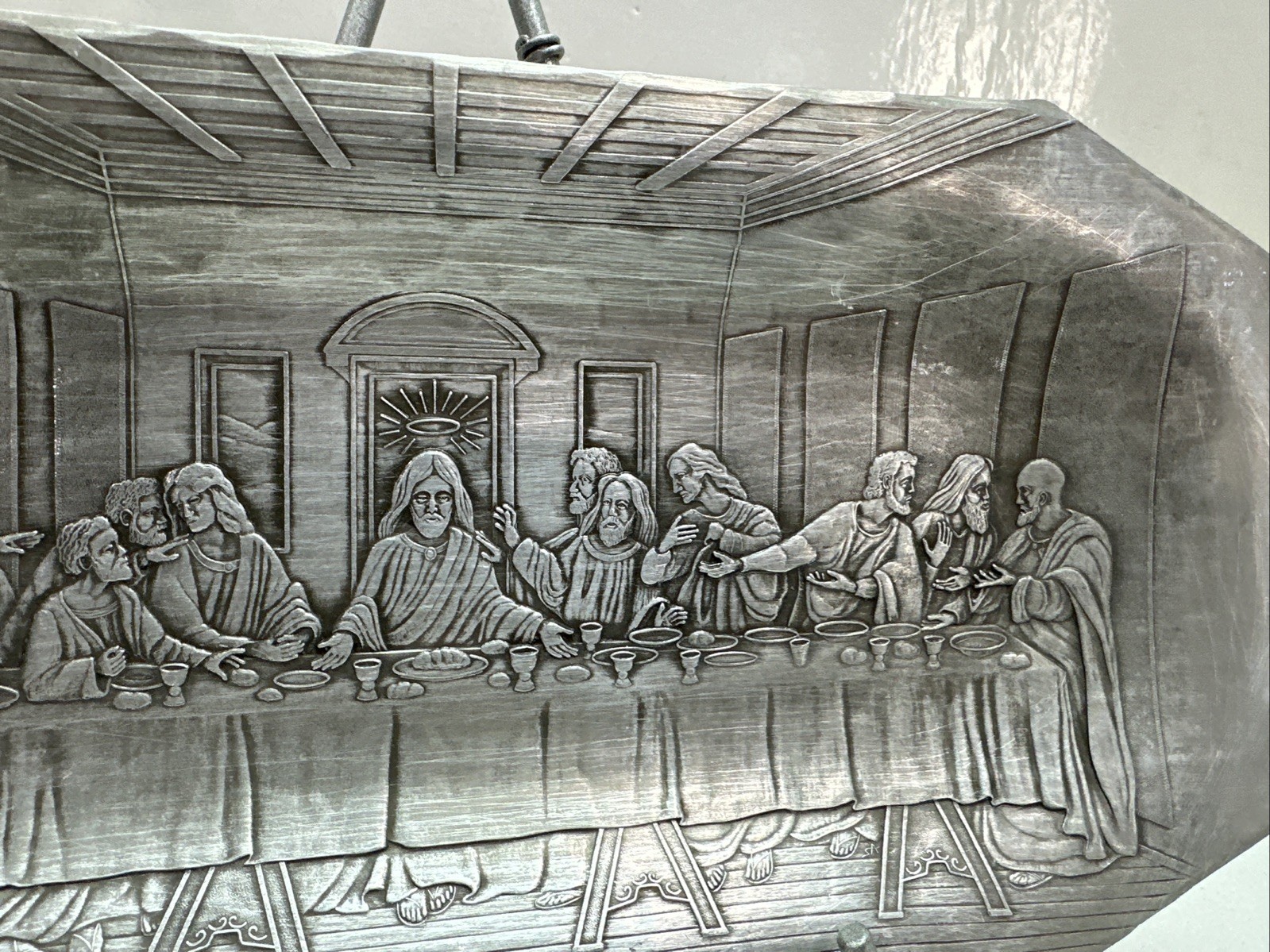 Wendell August Last Supper 12×6 Inches Handmade