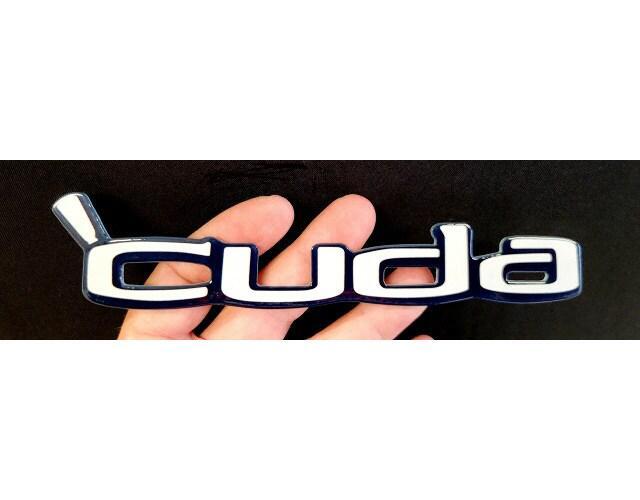 1970-1974 Plymouth ”CUDA” Script Steel Sign