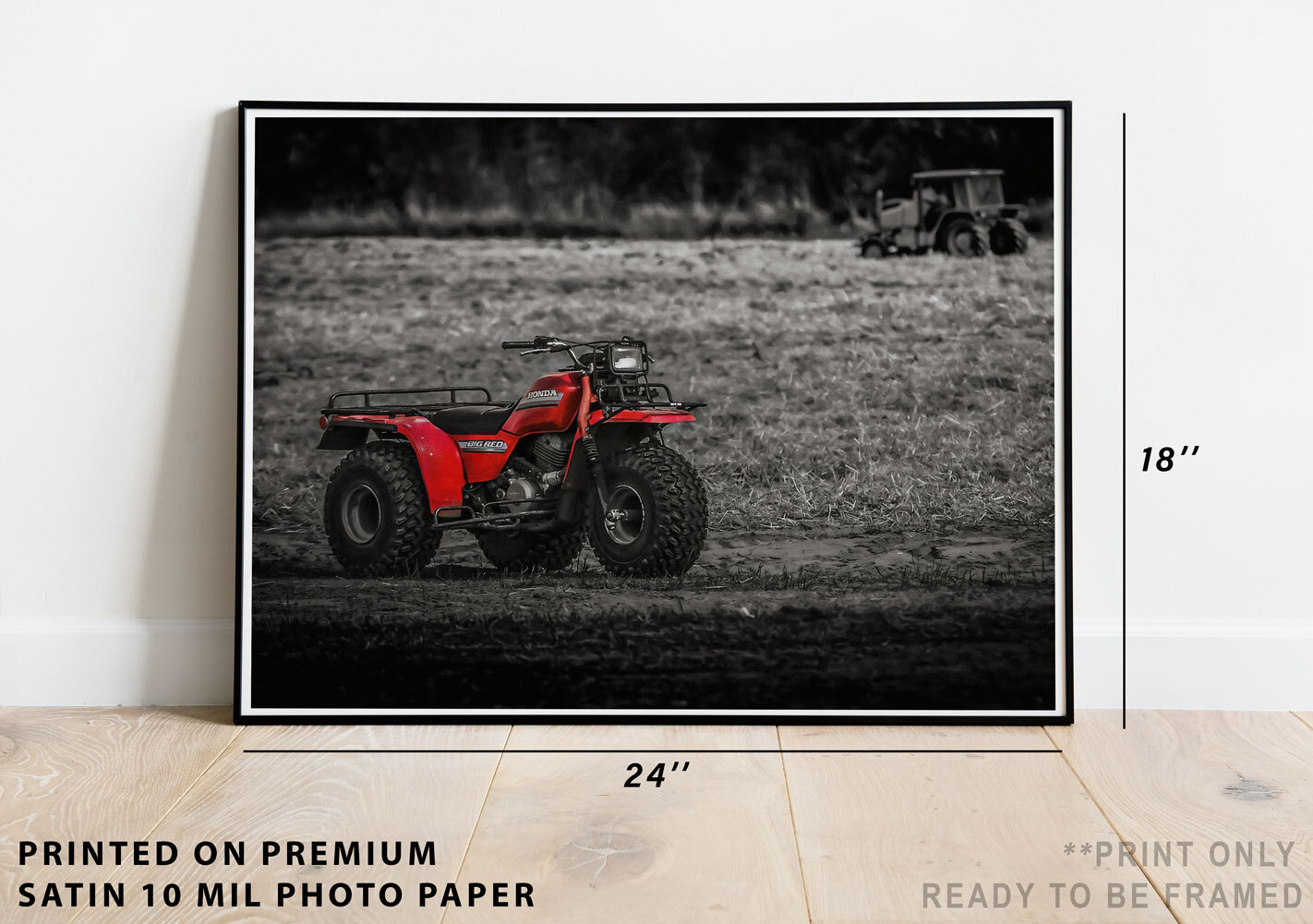 Honda Big Red ATC Poster Picture Wall Art graphic 3 wheeler art sign decal print