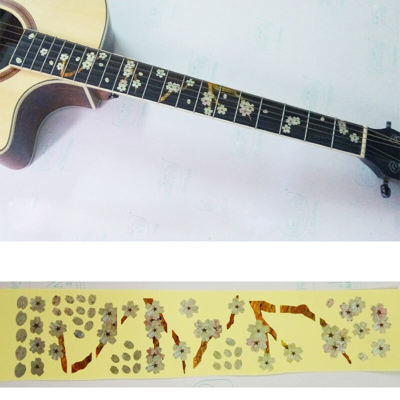 Inlay Sticker Markers Neck Fretboard Fret Scale Decal Abalone Guitar Bass Decor