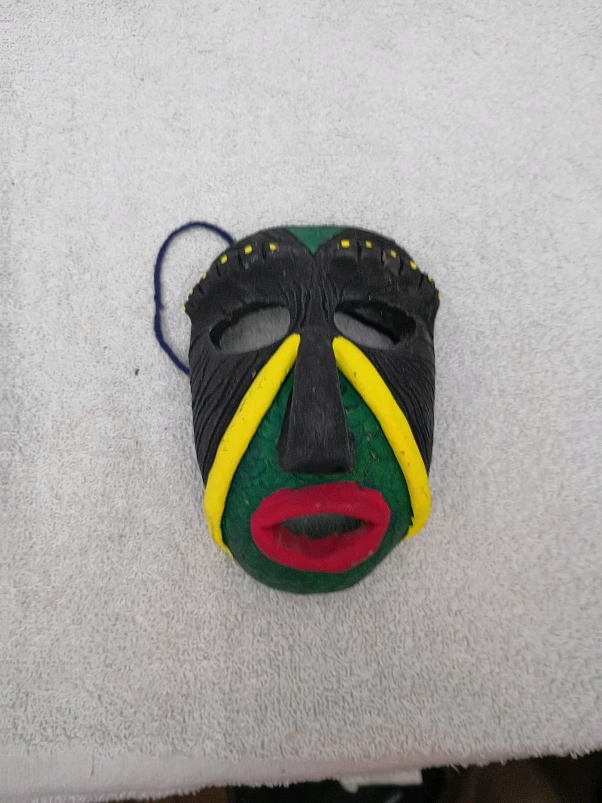 Hand Painted Decorative Mask Measurements 5×4 Inches.Wall Or Shelf Decoration