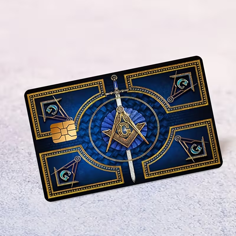 Freemason Master Mason Credit Card Skin Sticker Debit Card Wrap Decal