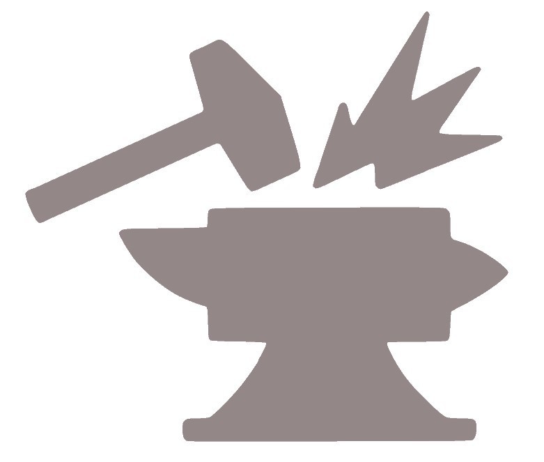 BLACKSMITH, FORGE, HAMMER, ANVIL, Decal Stickers for Cars, Laptops, Tablets