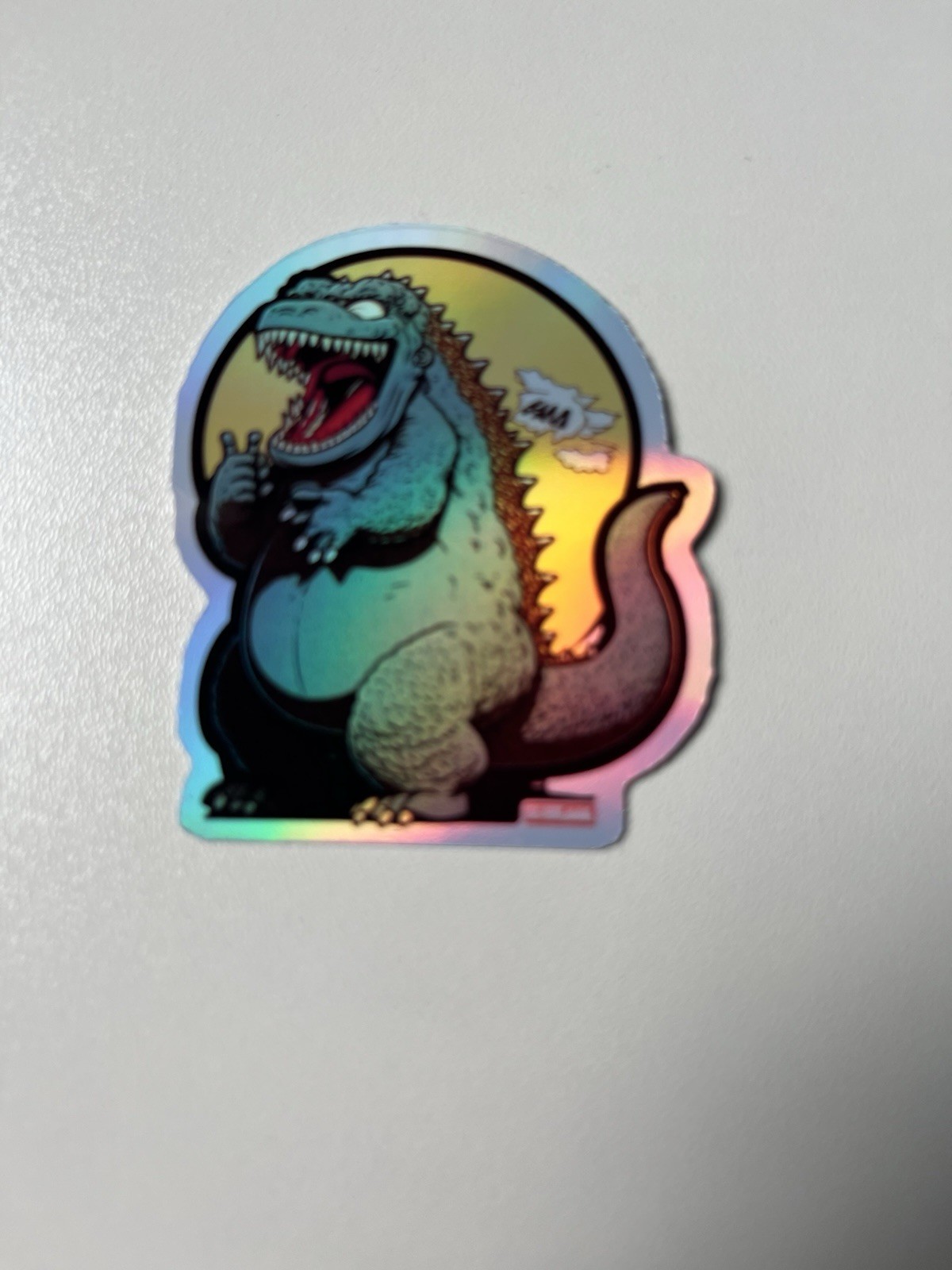 Godzilla Two Pack 2.5 Inch Waterproof Holographic Vinyl Sticker