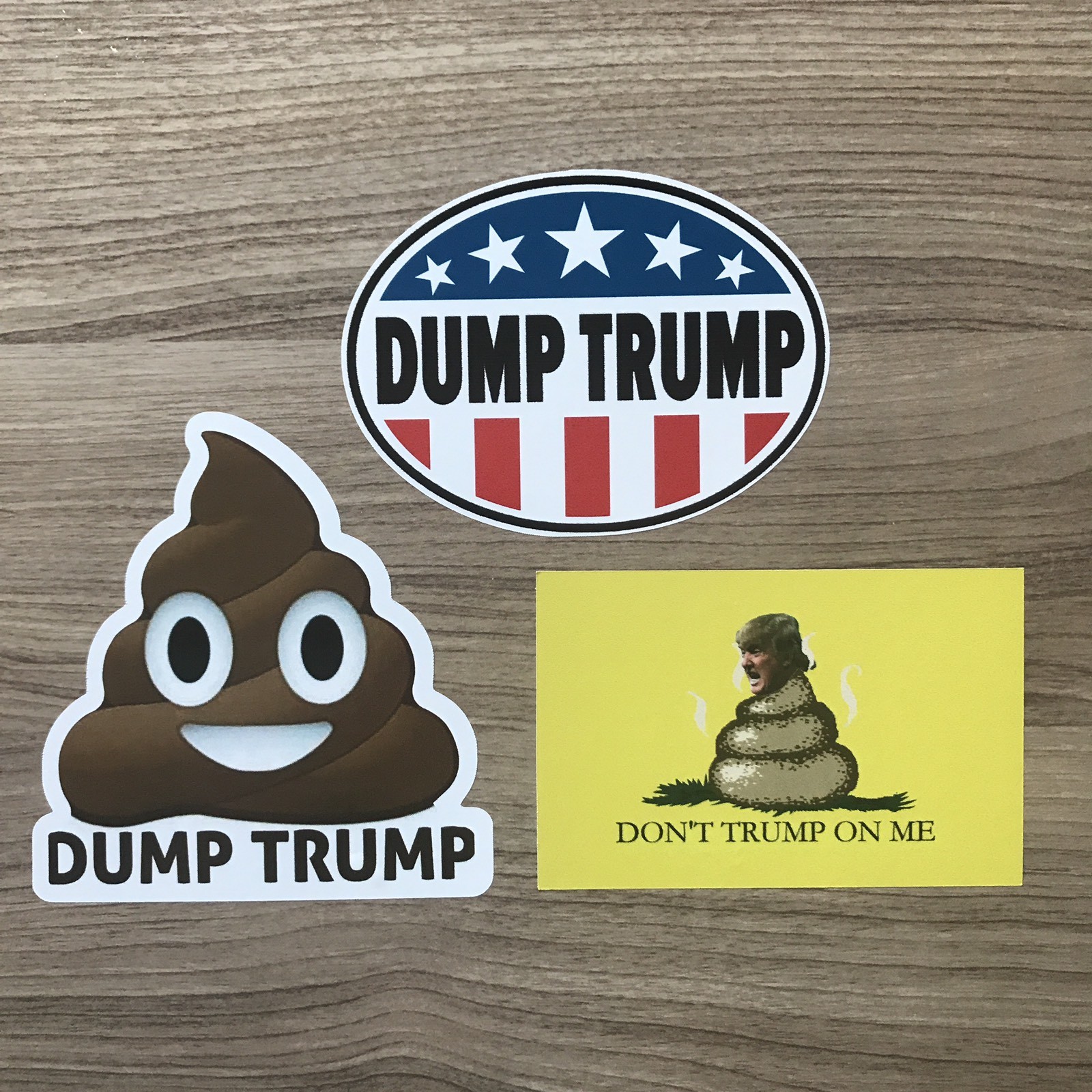 Dump Trump Donald Trump Vinyl Sticker Set – Free Shipping