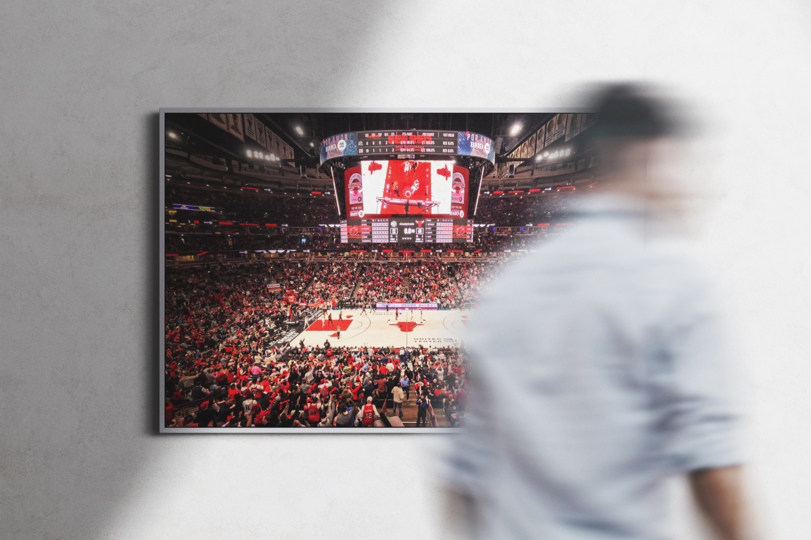 Chicago Bulls Arena Poster or Canvas – Chicago Bulls Wall Art