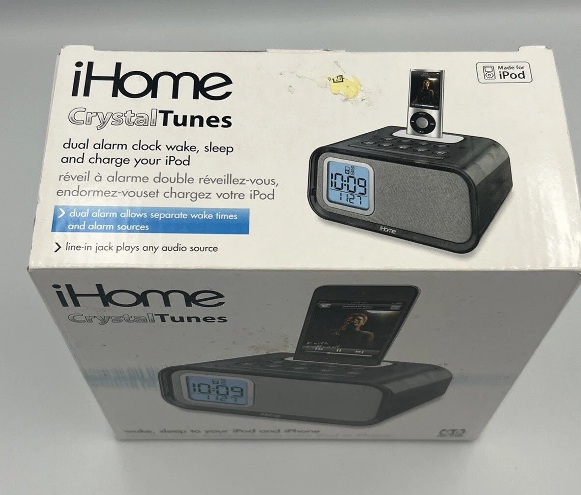 iHome iH22 System Dual Alarm Clock iPhone iPod Charger