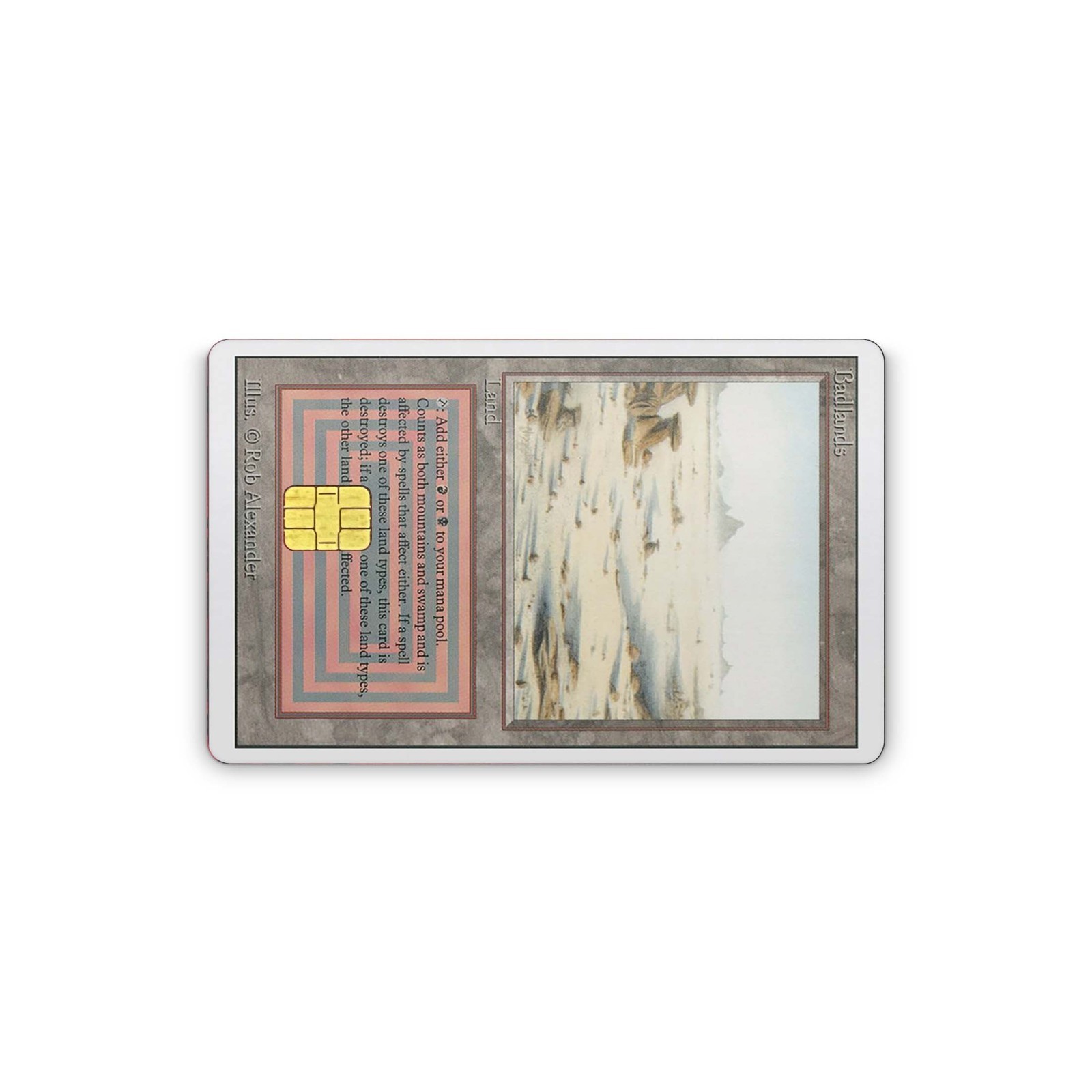 Magic the Gathering Dual Lands Credit Card Skin Debit Card Sticker