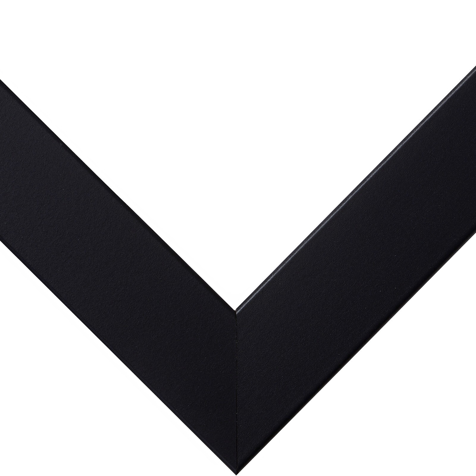 Craig Frames Essentials, 1 Inch Wide Modern Satin Black Picture Frame