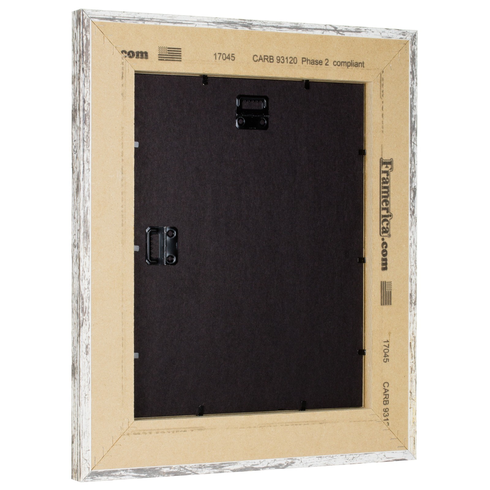 American Barn, 2″ White Faux Barn Wood Picture Frame, Common Sizes 4×5 – 17×33