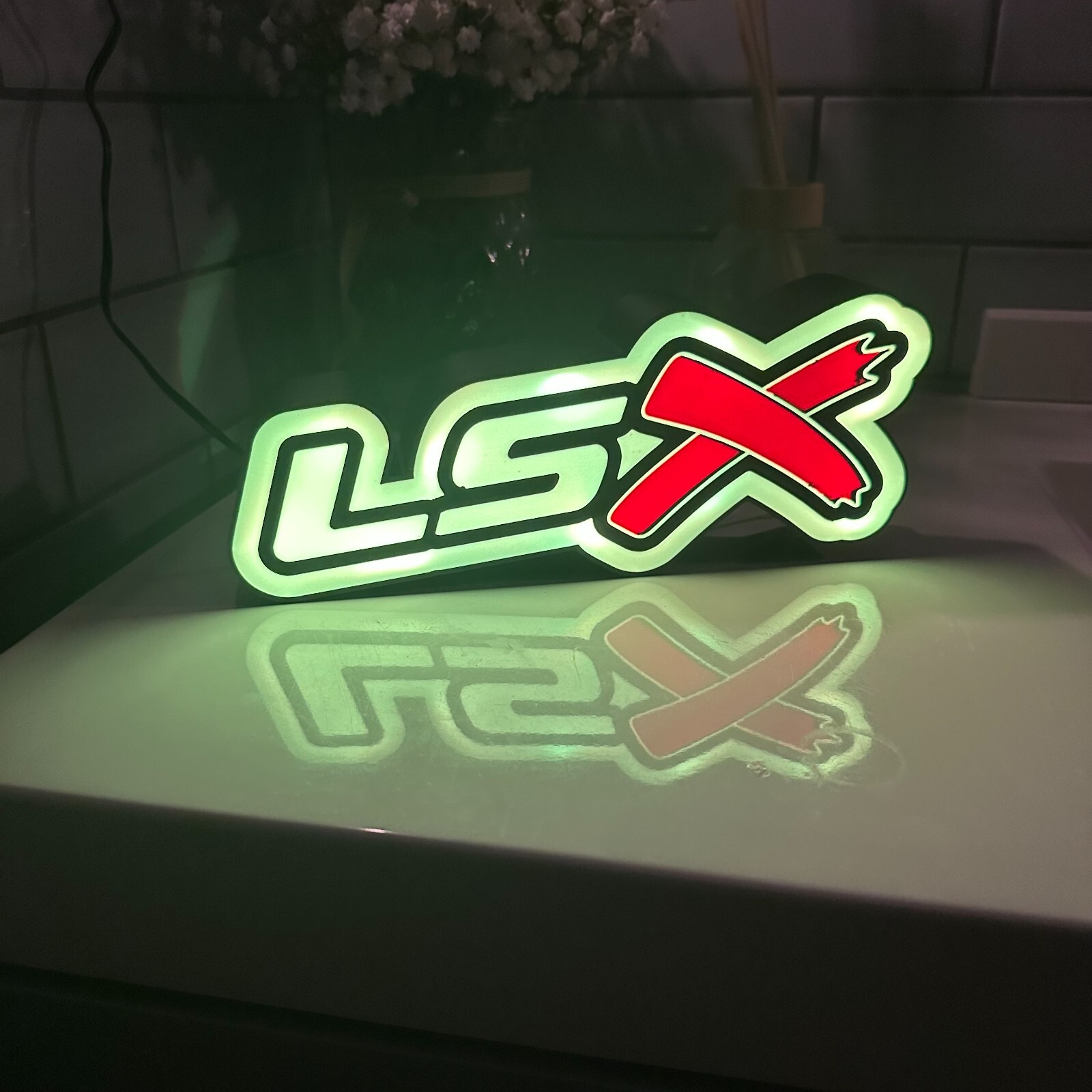 Chevrolet LSx Light Box Logo Night Light LS1 LS2 LS3 LS7 Camaro Corvette GTO SS