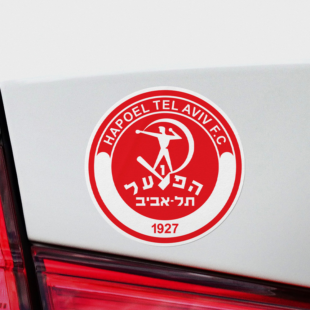 (4 Pack) Hapoel Tel Aviv FC Israel Vinyl Sticker Decal Football Soccer Jerusalem