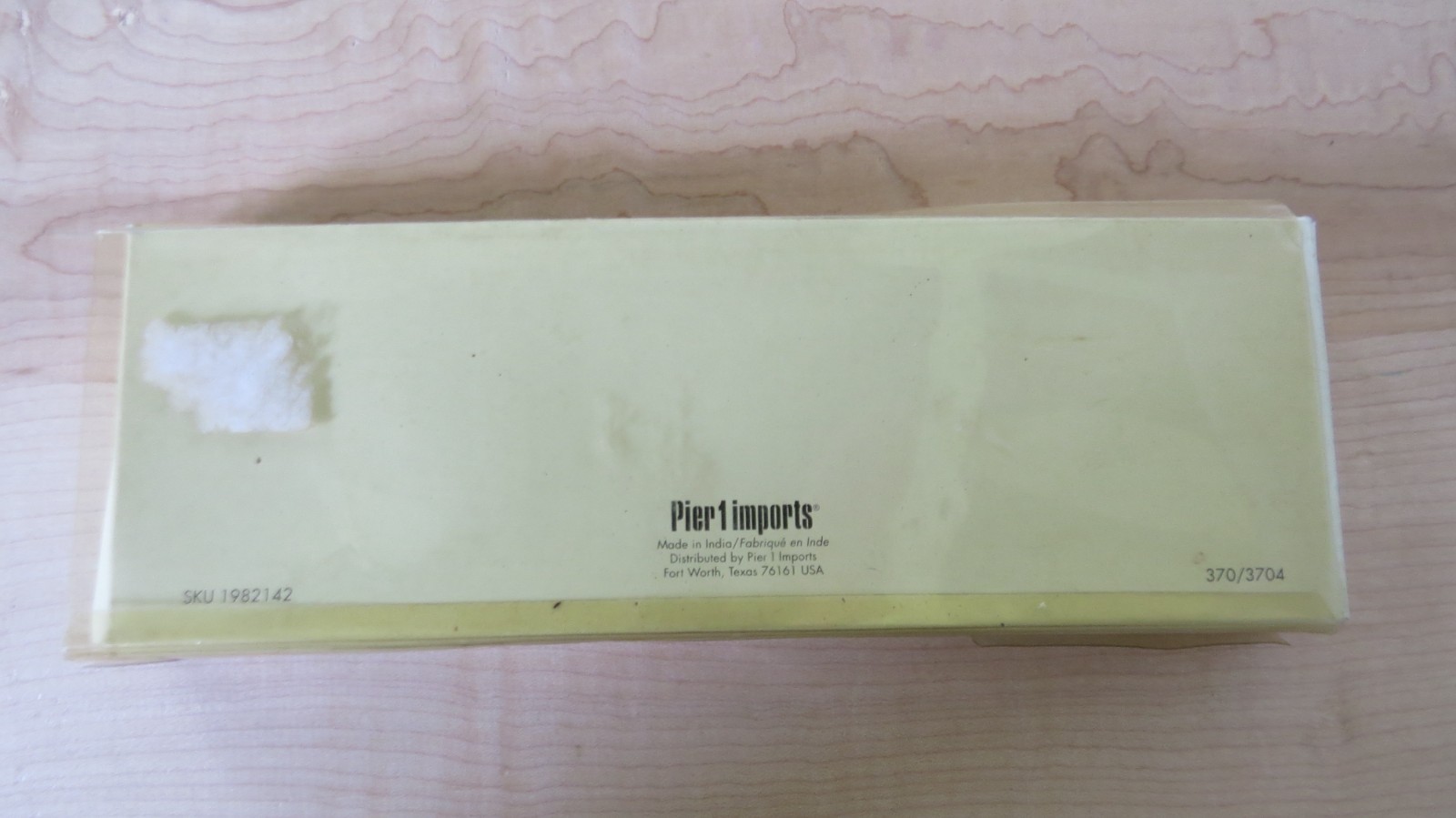 New NIP Pier 1 Imports Set of 3 Size 1.5″ x 1.5″ Fabric/Beads Picture Frame Set