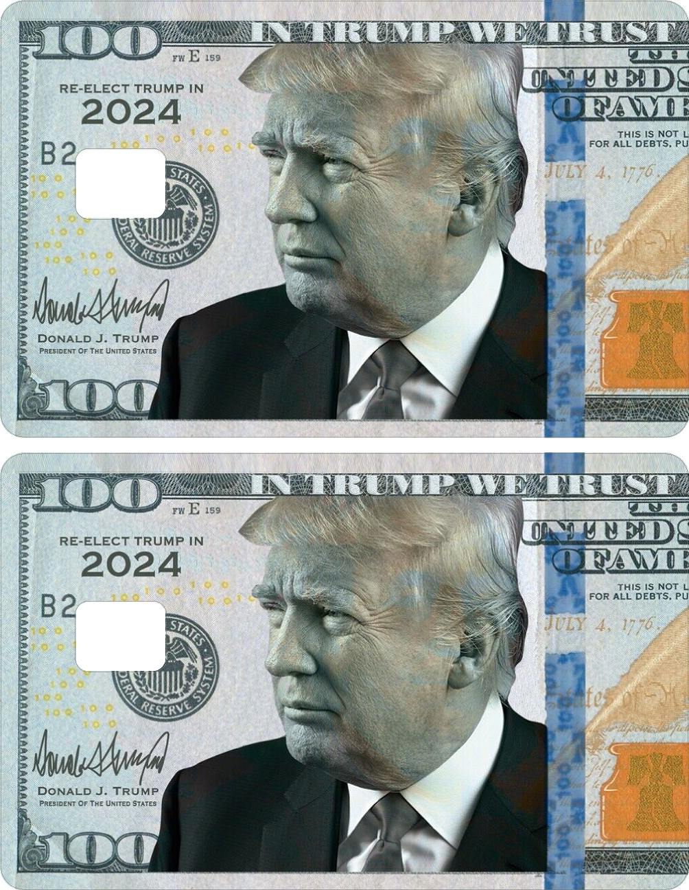 Trump Credit Card Skin, Debit, Credit Card Covering