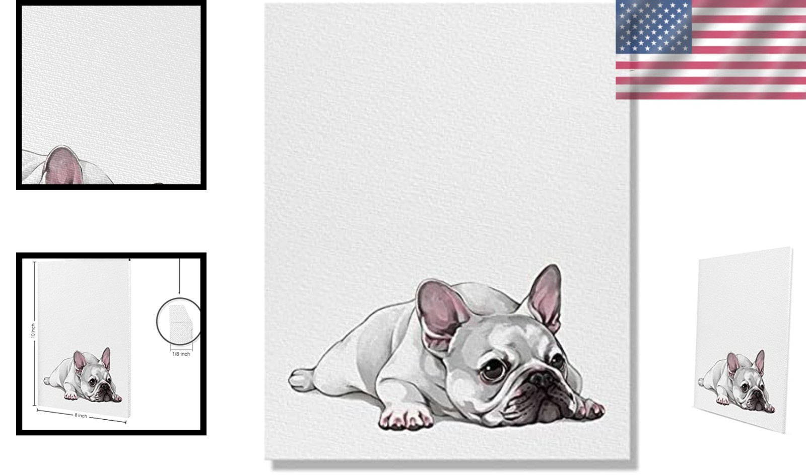 Cute French Bulldog Artwork for Home Decor