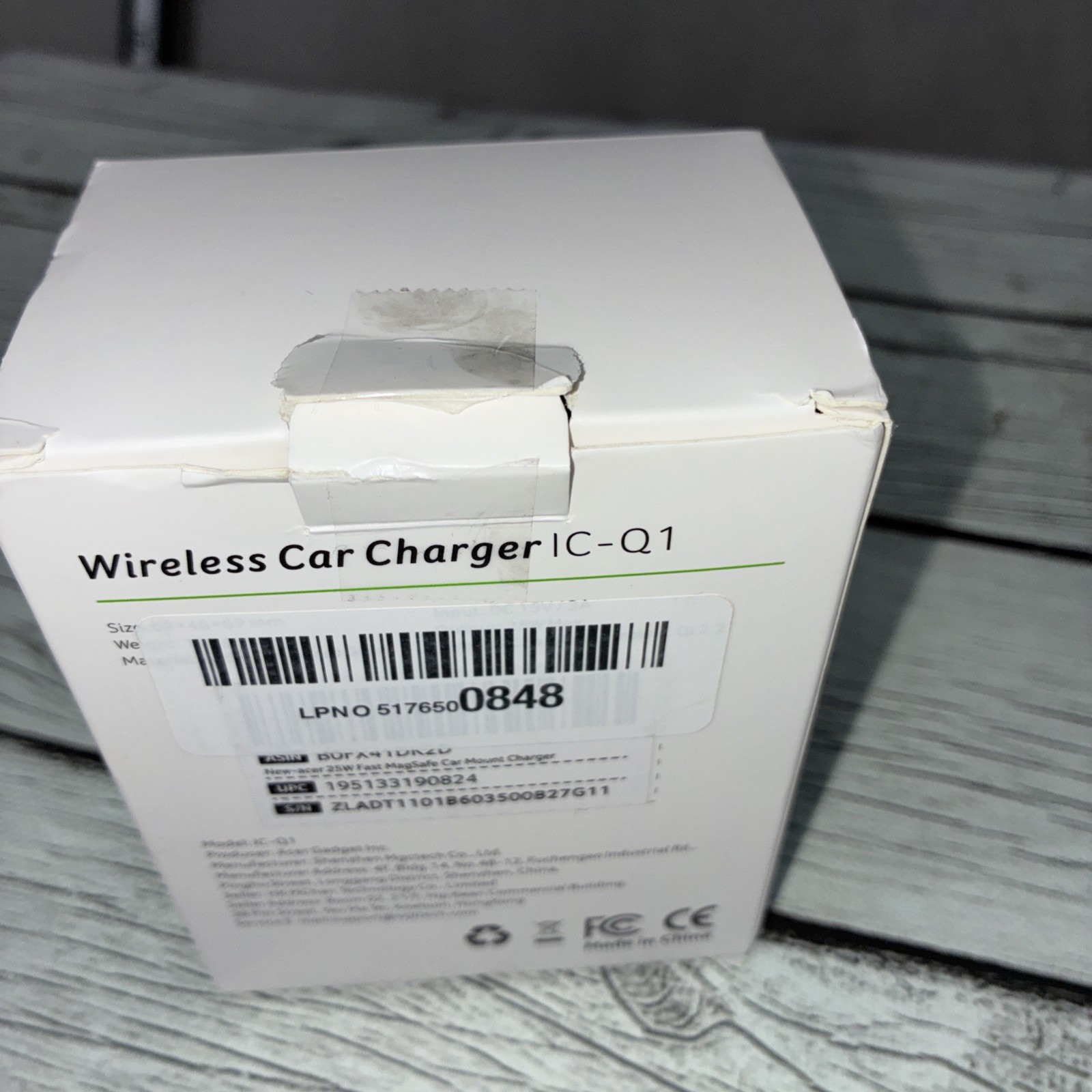 Acer Gadget Qi2.2 25W for MagSafe Car Mount Charger,Wireless Car Charger Open Bx