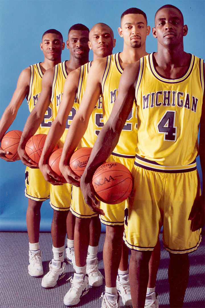 Michigan Fab Five Basketball Team Stars Wall Art Home Decor – POSTER 20×30