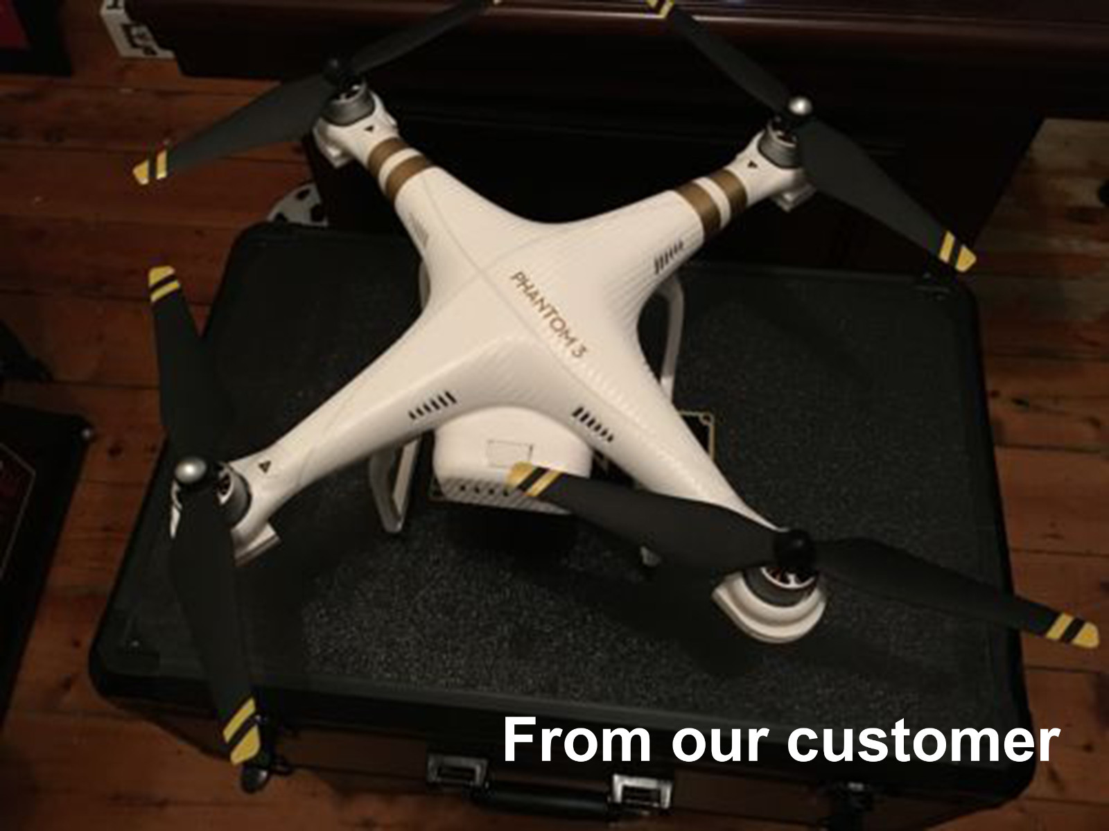 DJI Phantom 4 / 3 / 2 Professional Wrap Decal Skin Carbon Fiber 3M Scotchprint