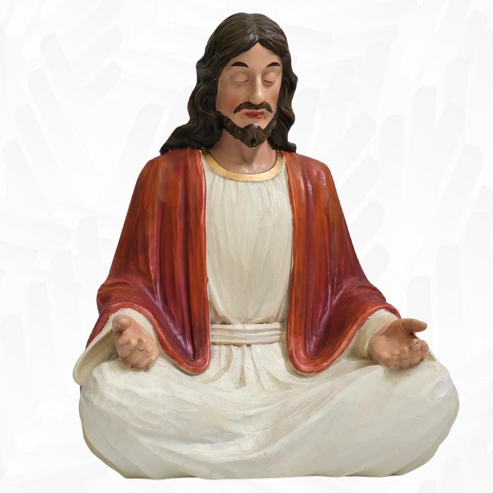Jesus Christ Statue – 6 Inches Jesus Meditating Statue Home Tabletop Altar De…