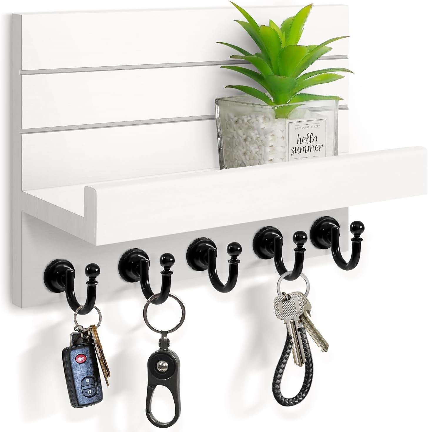 Key Holder for Wall: Easy Installation Mail Organizer Wall Mount Hanging Key …