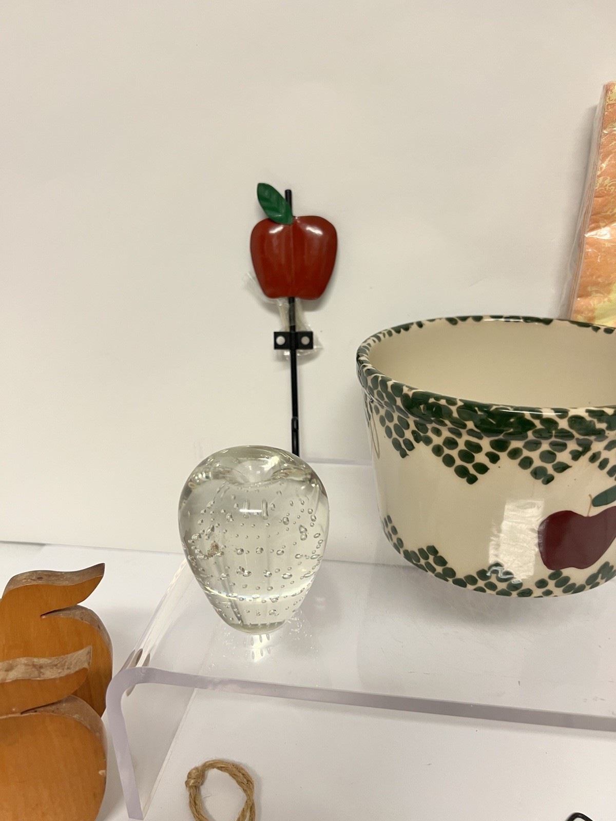 Apple Theme Country Kitchen Decor Lot Wall Hangings Knobs Planter Napkins