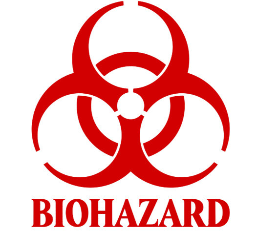 2″ – 24″ BIOHAZARD WARNING Decal Vinyl Sticker Logo & Label Pick SIZE & COLOR