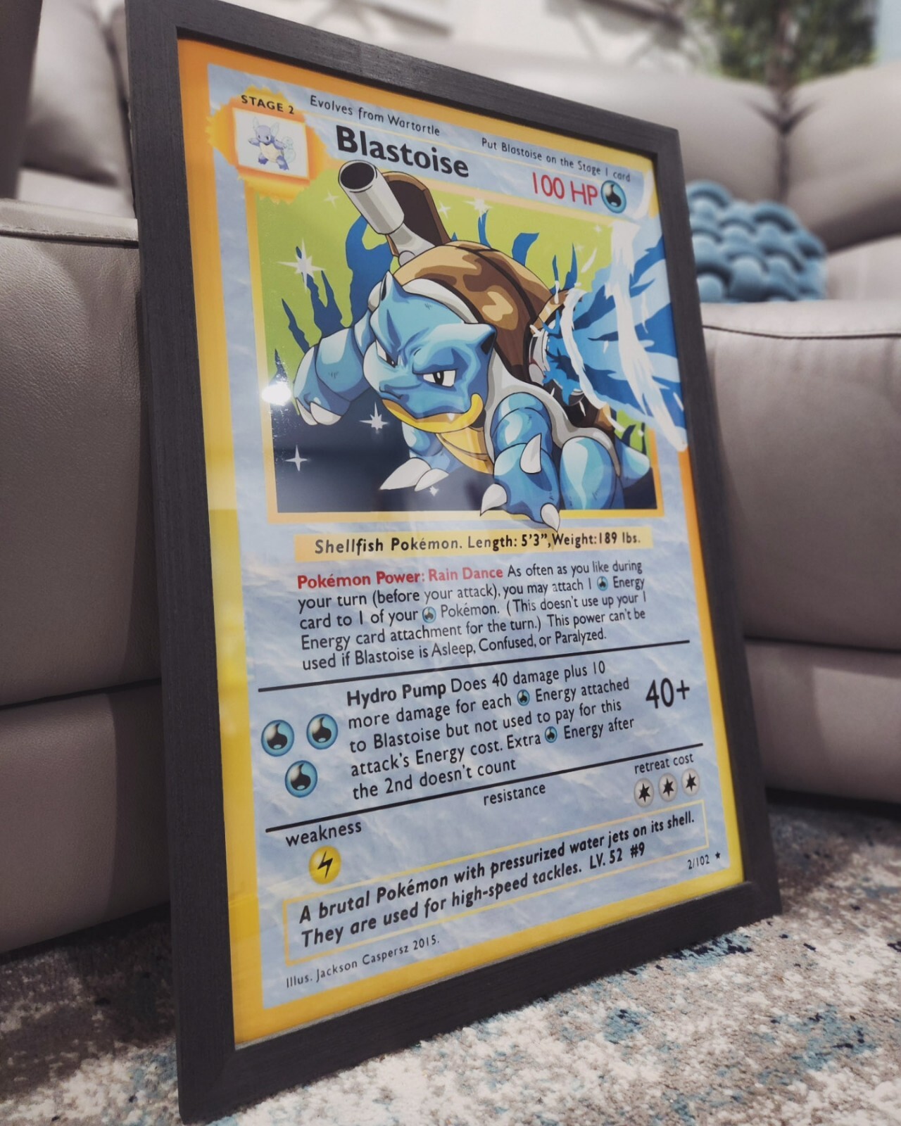 Pokemon trading card poster canvasTCG wall art anime home decor