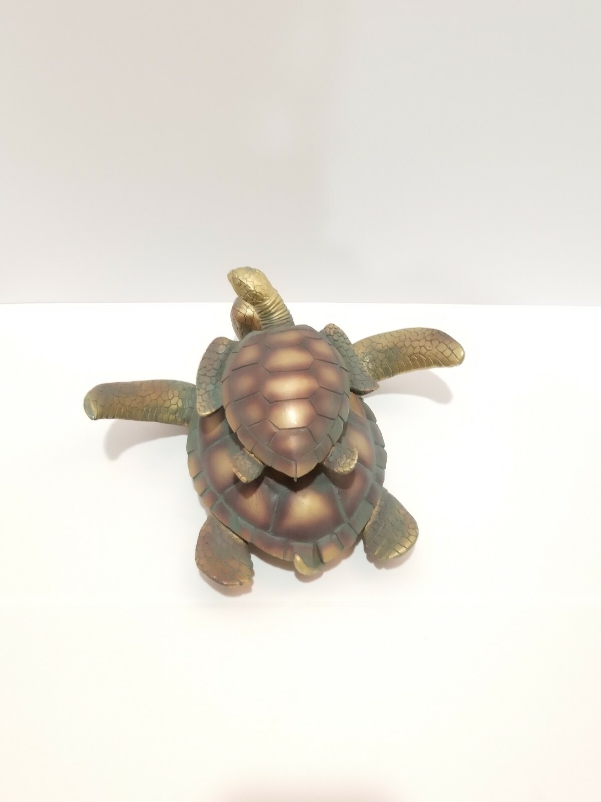 Iridescent Resin Mommy Baby Sea Turtle Family Beach Salt Life Home Decor