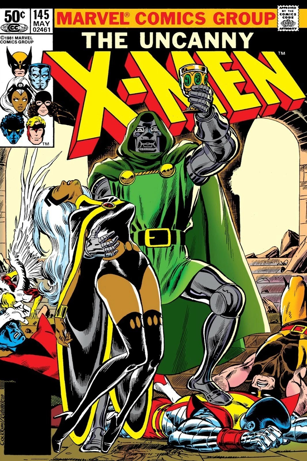 X-Men 145 Comic Book Cover Dr Doom GLOSSY Poster PRINT 16″x24″ HOME DECOR