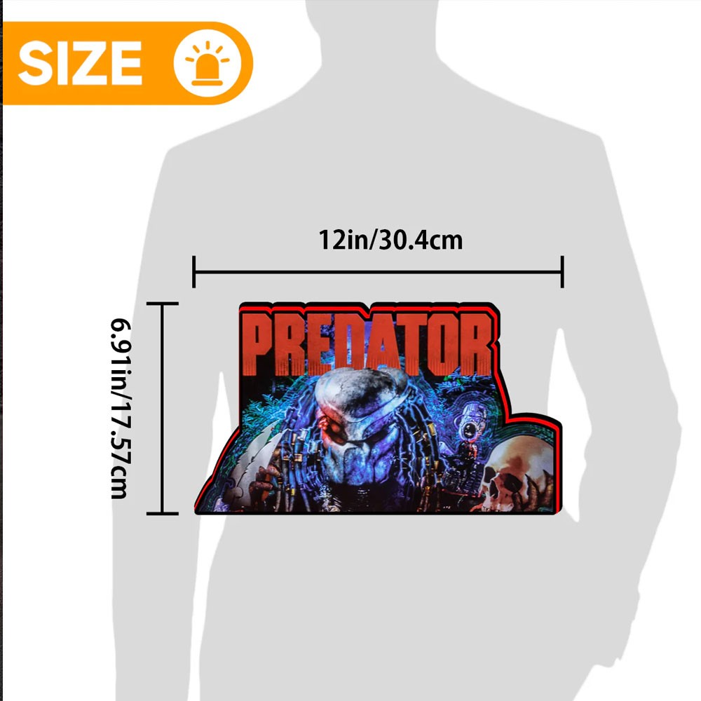 Predator 2025 Pinball Topper 3D Printed Led Lightbox Arcade Decor