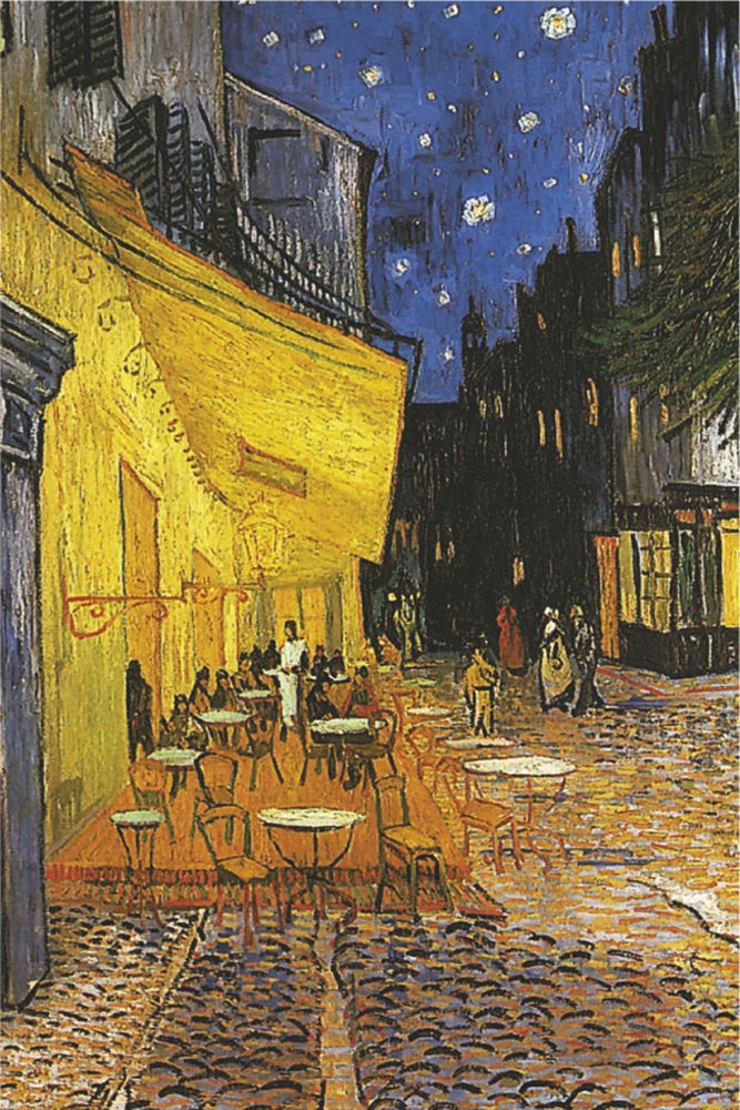 Poster Studio B – Van Gogh Cafe at Night Terrasse de Caf 24×36″ NEW Wall Art