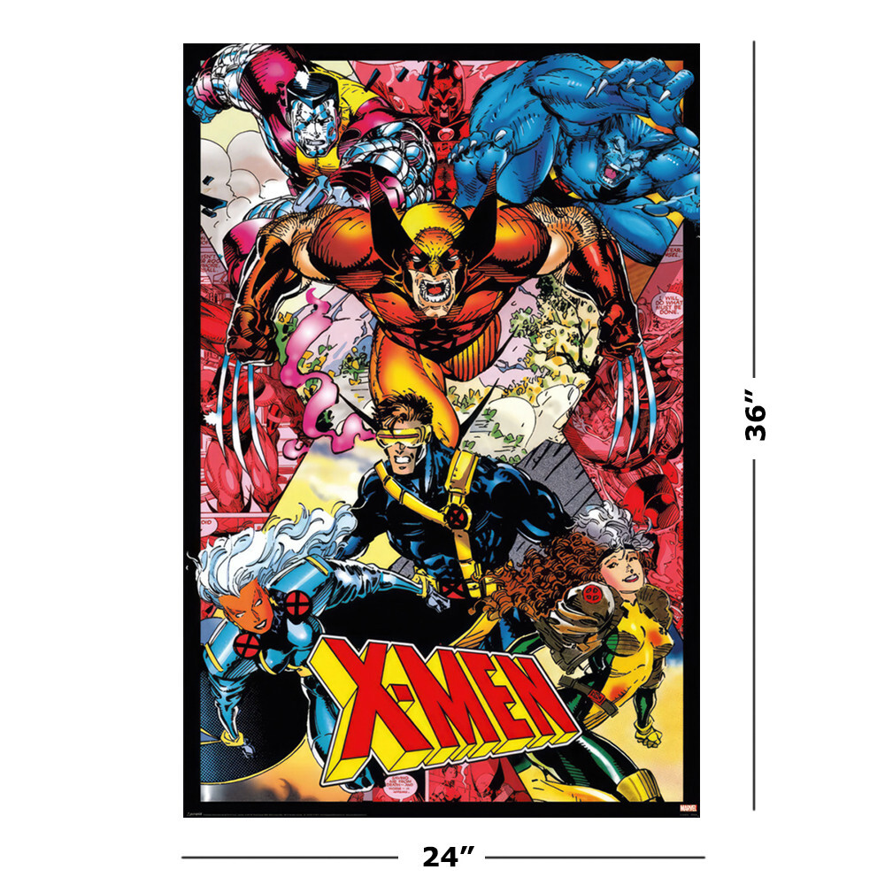 X-Men – Comic Poster (Uncanny) (Size: 24″ x 36″)
