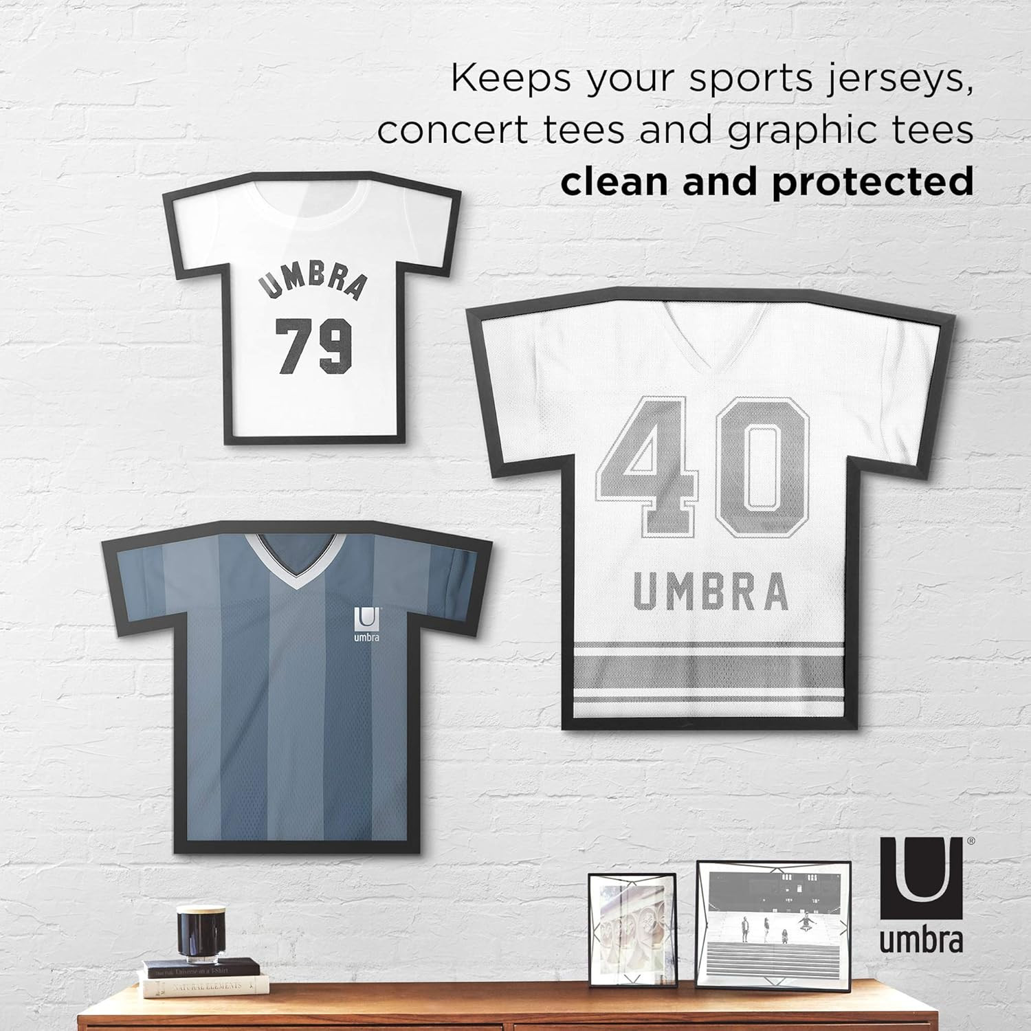 Stylish Black Display Case for Adult T-Shirts (Small to Large) – Medium Size