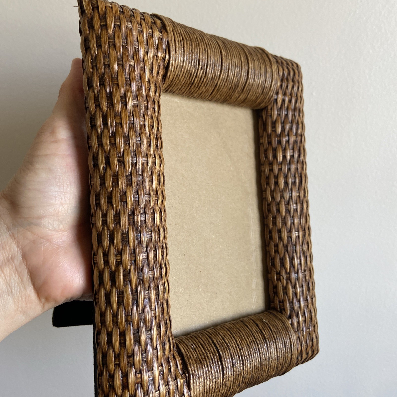 Argento S.C. Rattan Picture Frame Woven ,Coastal, Boho ,Organic,Minimalist Home