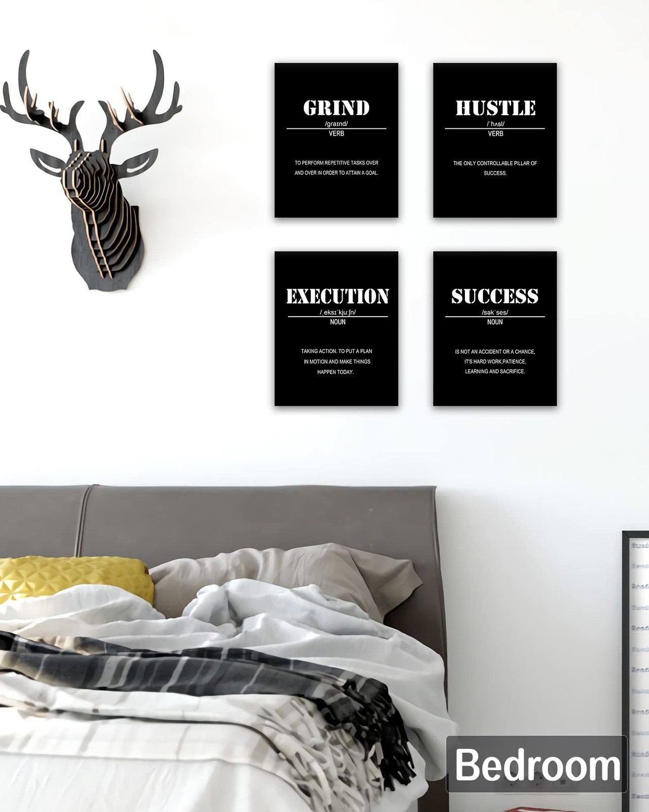 Inspirational Office Canvas Wall Art Framed,Motivational Wall Decor for Offic…