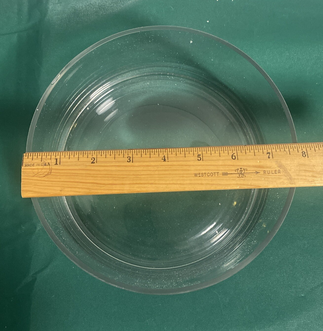 Wide Glass Cylinder Vase, 4″ Tall x 8″ Wide Flower Glass Vase, Cylinder Glass