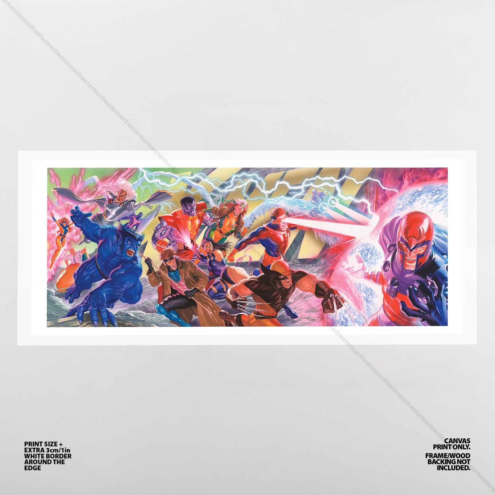 X-Men Alex Ross Poster Canvas Marvel 60 Years Comic Book Cover Art Print